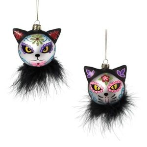 Gallerie II~ 💀Day of the Dead Kitty💀🐈‍⬛Ornaments